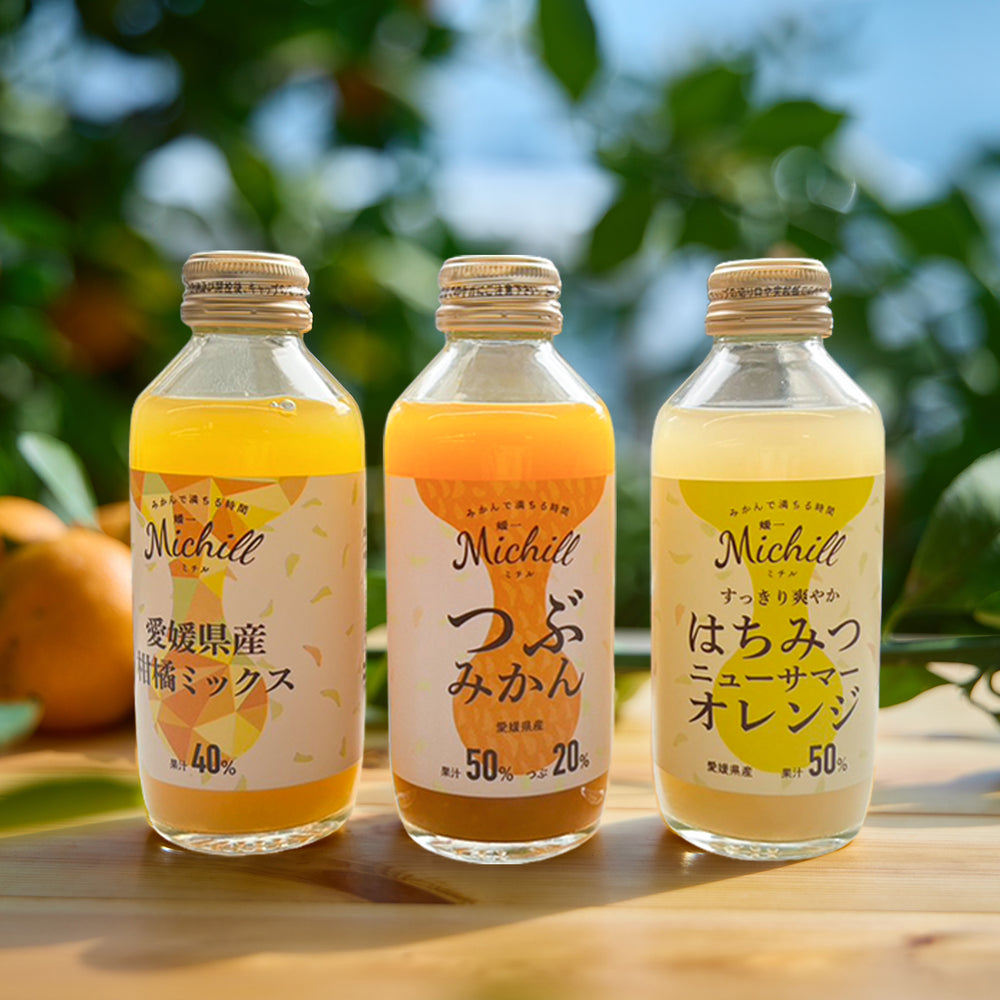 Michill　愛媛県産柑橘ミックス＆つぶみかん＆はちみつニューサマーオレンジ｜愛媛県西宇和産 えひめ果実便